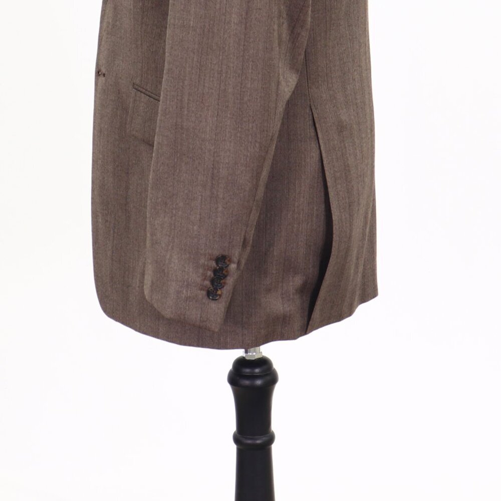 Banana Republic 40R Brown Striped 3-Button Sport Coat Blazer Jacket P048 - Picture 8 of 11